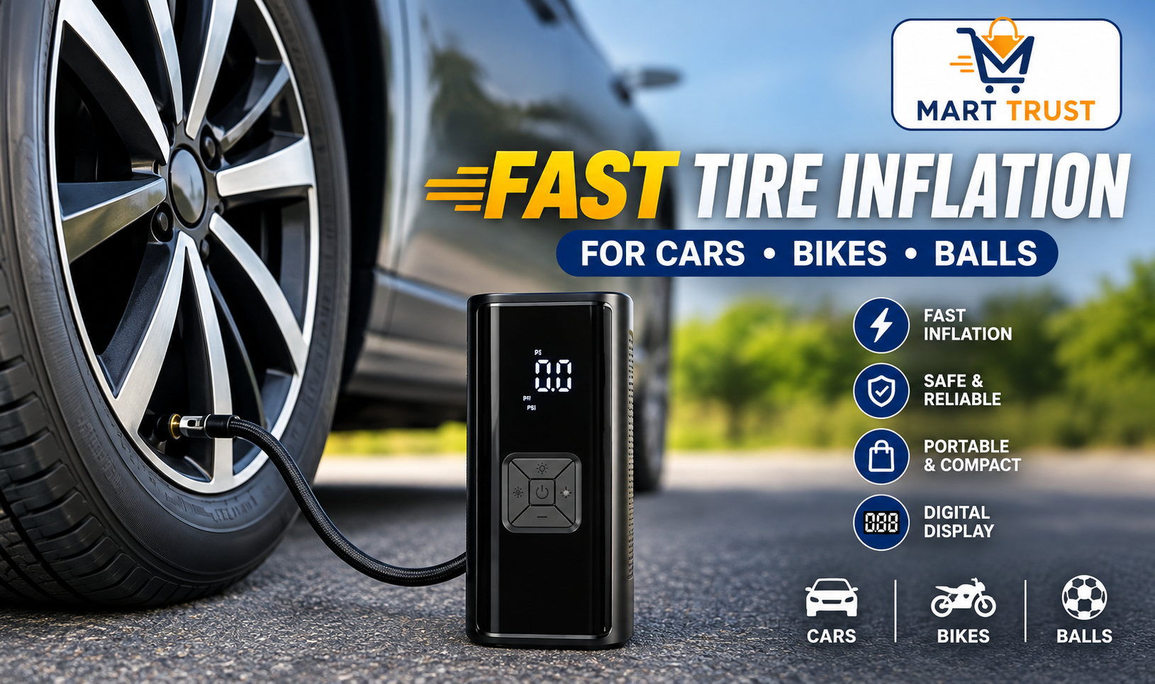 Lamicall T7 Portable Air Pump